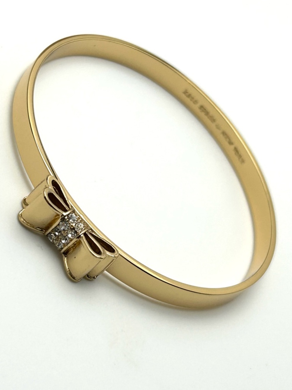 Kate Spade Pave Bow Bangle Bracelet - Picture 2 of 5